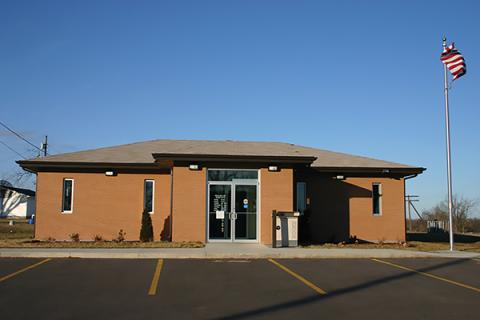 Front of Stoutland Library