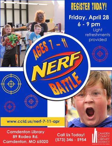 NERF Battle for Ages 7 - 11