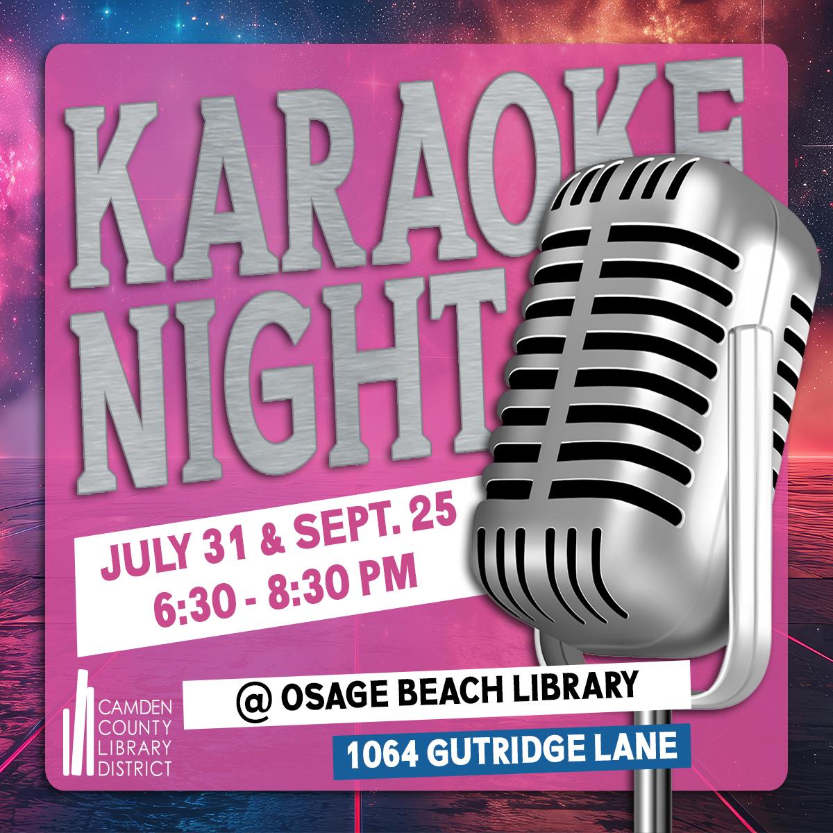 Karaoke Night at the Osage Beach Library